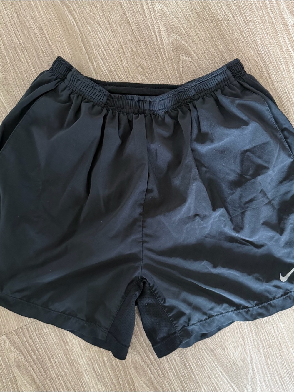 Nike Black Athletic Running 5” shorts sz M